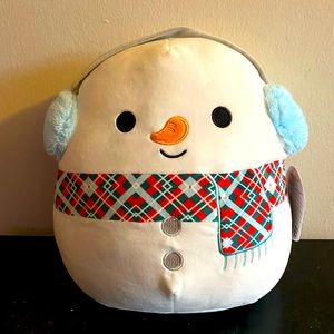 Squishmallow snowman Manny 12” brand new with tags 2020 edition